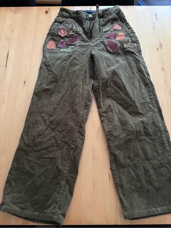 Princess Highway Pants - Princess Highway Olive Green Corduroy Pants